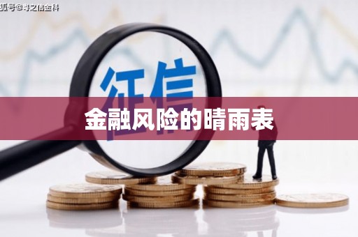 公安金融风险的晴雨表