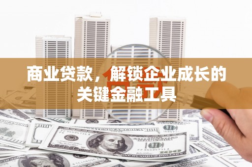 公安商业贷款，解锁企业成长的关键金融工具