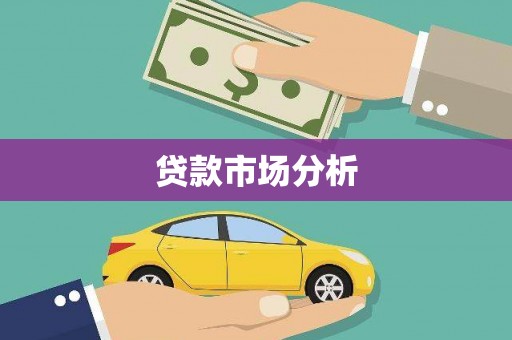 公安贷款市场分析