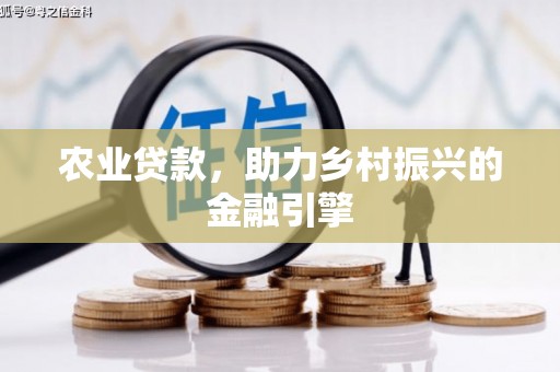 公安农业贷款，助力乡村振兴的金融引擎