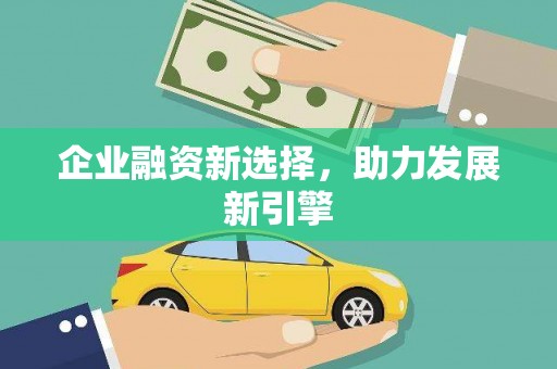 公安企业融资新选择，助力发展新引擎