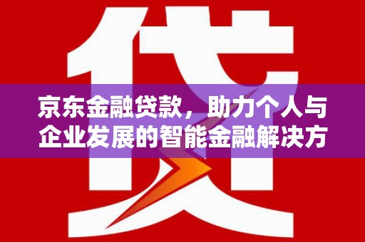 公安京东金融贷款，助力个人与企业发展的智能金融解决方案