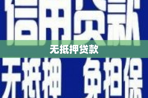 公安无抵押贷款