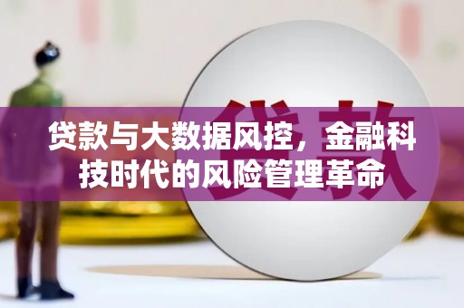 公安贷款与大数据风控，金融科技时代的风险管理革命