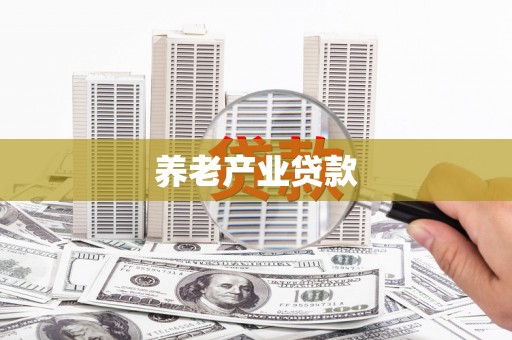 公安养老产业贷款