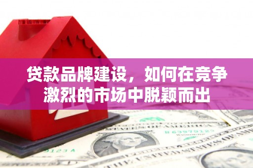 公安贷款品牌建设，如何在竞争激烈的市场中脱颖而出