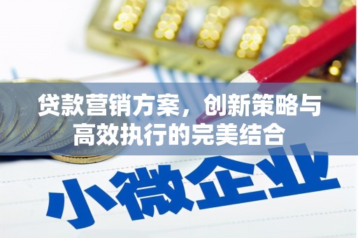 公安贷款营销方案，创新策略与高效执行的完美结合