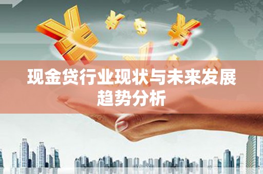 公安现金贷行业现状与未来发展趋势分析