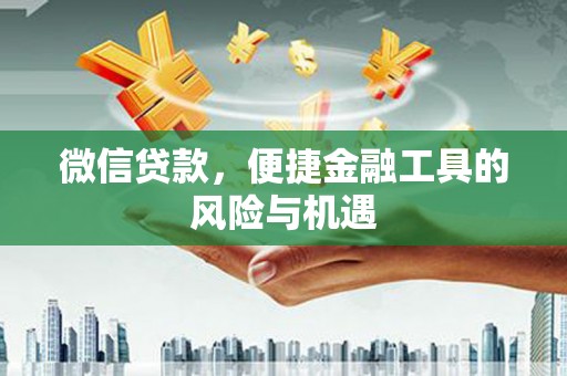 公安微信贷款，便捷金融工具的风险与机遇
