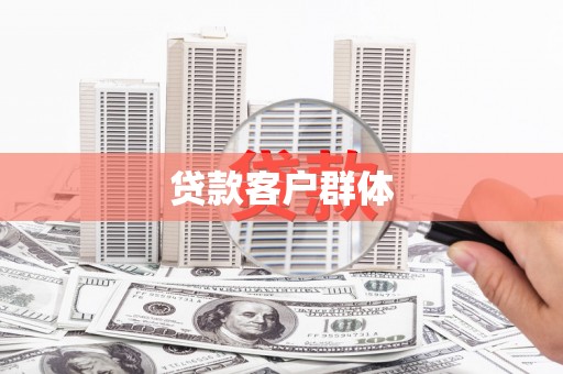 公安贷款客户群体