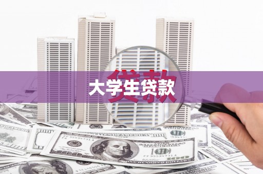 公安大学生贷款