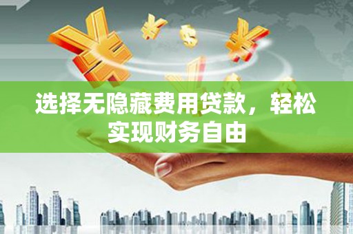 公安选择无隐藏费用贷款，轻松实现财务自由