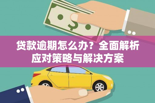 公安贷款逾期怎么办？全面解析应对策略与解决方案