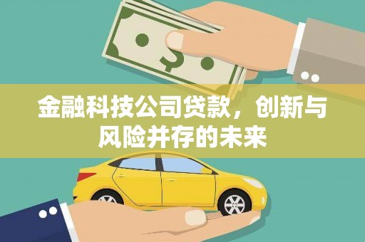 公安金融科技公司贷款，创新与风险并存的未来