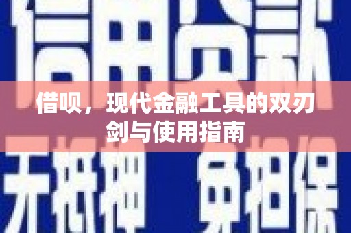 公安借呗，现代金融工具的双刃剑与使用指南