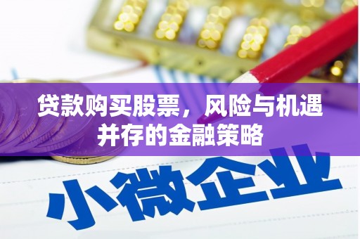 公安贷款购买股票，风险与机遇并存的金融策略