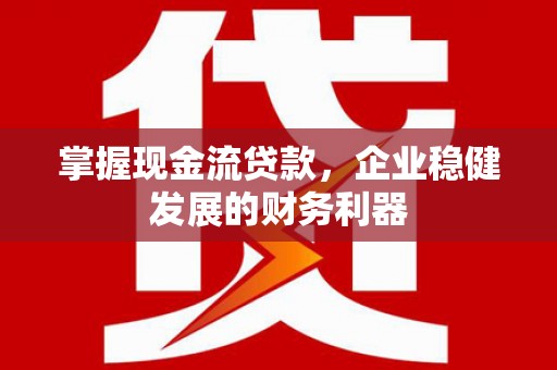 公安掌握现金流贷款，企业稳健发展的财务利器