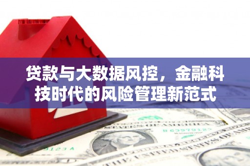 公安贷款与大数据风控，金融科技时代的风险管理新范式