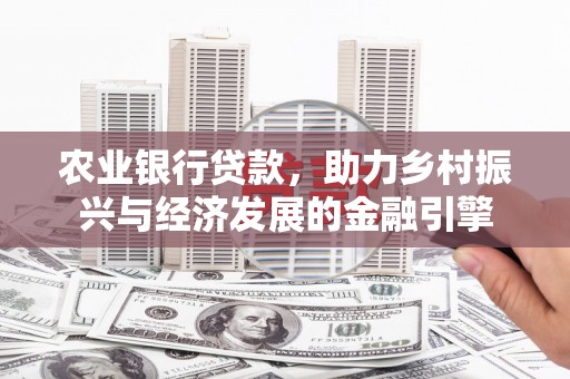 公安农业银行贷款，助力乡村振兴与经济发展的金融引擎