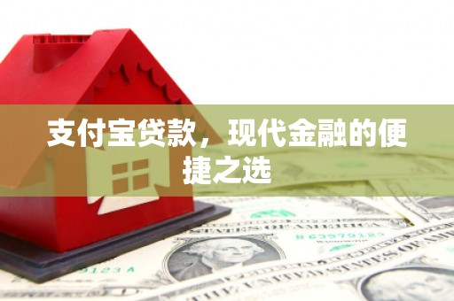 公安支付宝贷款，现代金融的便捷之选