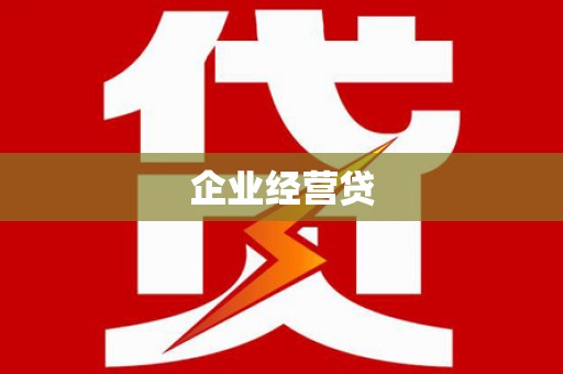 公安企业经营贷