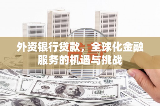 公安外资银行贷款，全球化金融服务的机遇与挑战