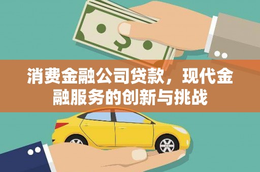 公安消费金融公司贷款，现代金融服务的创新与挑战