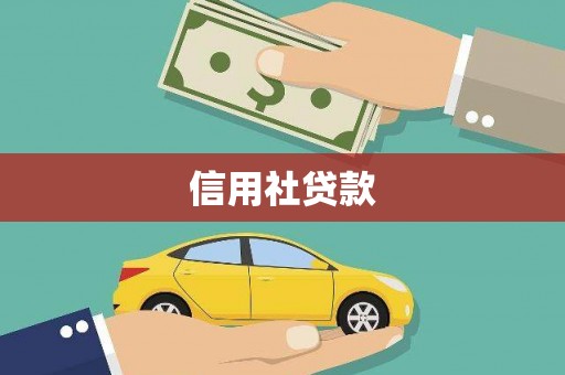 公安信用社贷款