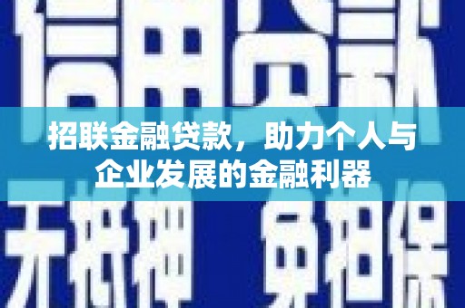 公安招联金融贷款，助力个人与企业发展的金融利器