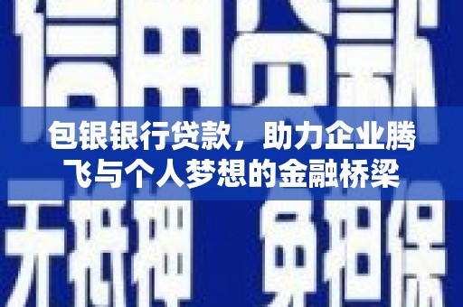 公安包银银行贷款，助力企业腾飞与个人梦想的金融桥梁