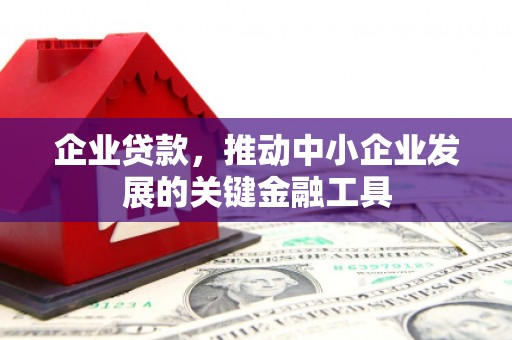 公安企业贷款，推动中小企业发展的关键金融工具