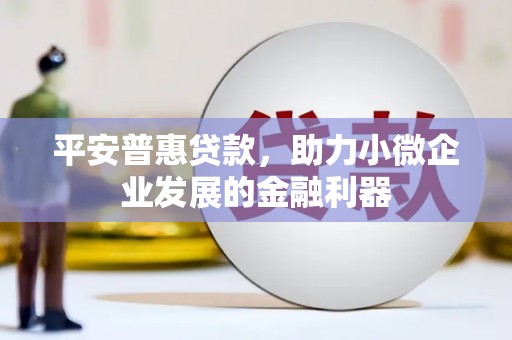 公安平安普惠贷款，助力小微企业发展的金融利器