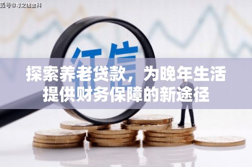 公安探索养老贷款，为晚年生活提供财务保障的新途径