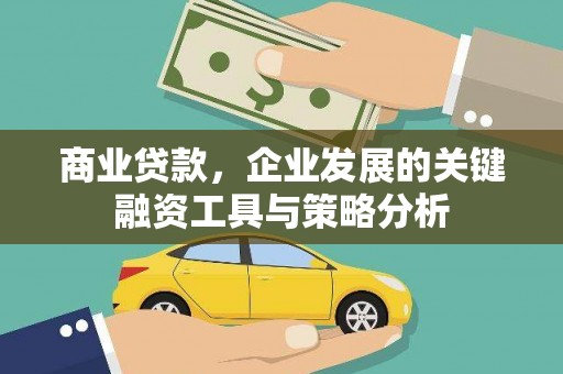 公安商业贷款，企业发展的关键融资工具与策略分析