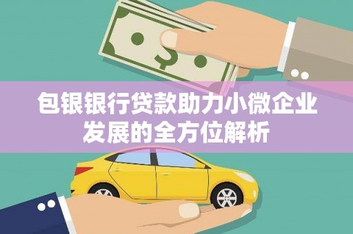 公安包银银行贷款助力小微企业发展的全方位解析