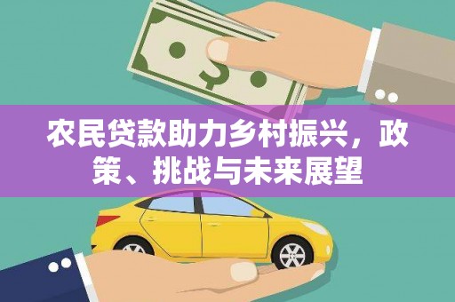 公安农民贷款助力乡村振兴，政策、挑战与未来展望