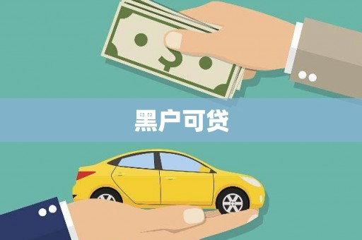 公安黑户可贷