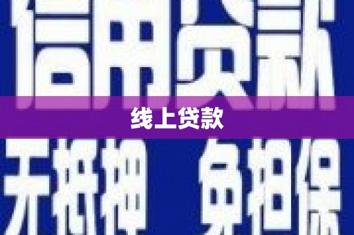 公安线上贷款
