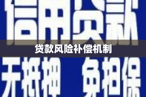 公安贷款风险补偿机制