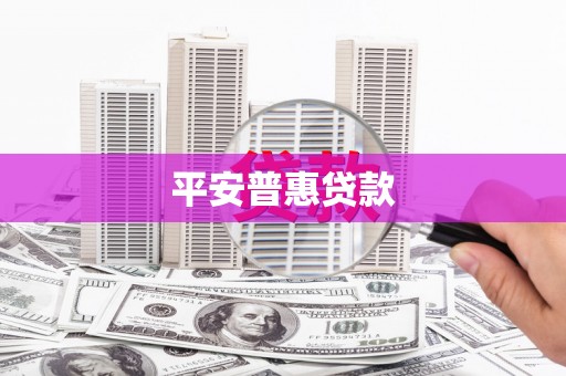 公安平安普惠贷款