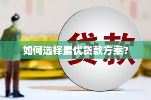 公安如何选择最优贷款方案？