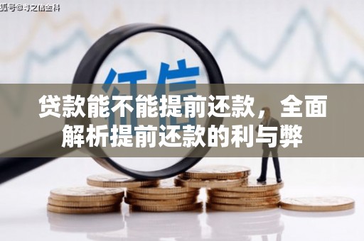 公安贷款能不能提前还款，全面解析提前还款的利与弊