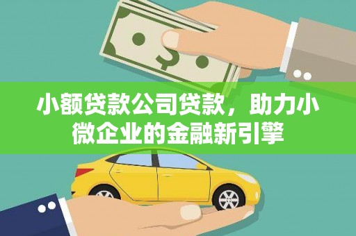公安小额贷款公司贷款，助力小微企业的金融新引擎