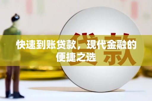 公安快速到账贷款，现代金融的便捷之选