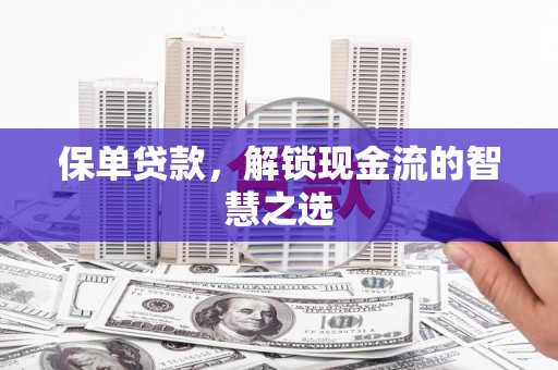 公安保单贷款，解锁现金流的智慧之选