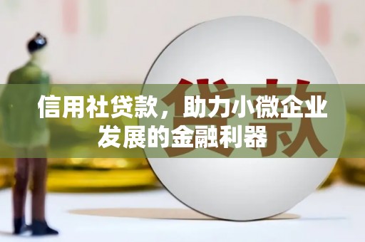 公安信用社贷款，助力小微企业发展的金融利器