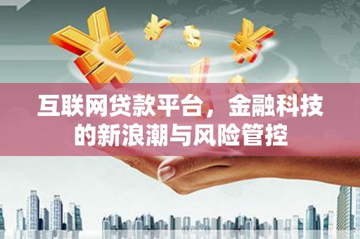 公安互联网贷款平台，金融科技的新浪潮与风险管控