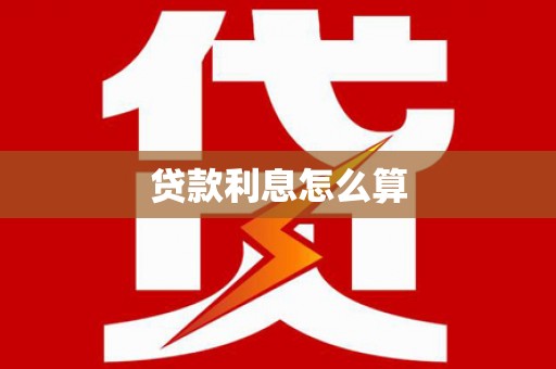 公安贷款利息怎么算