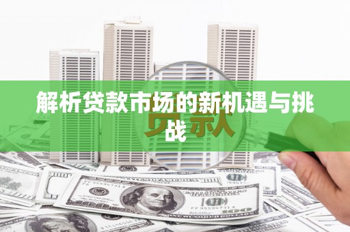 公安解析贷款市场的新机遇与挑战