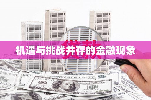 公安机遇与挑战并存的金融现象